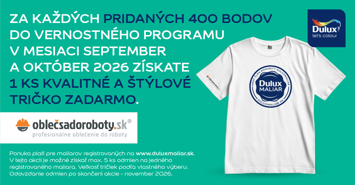 Akcia pre maliarov september a október 2026
