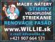 maľby, nátery, stierky,veľkoplošné striekanie, renovácie fasád